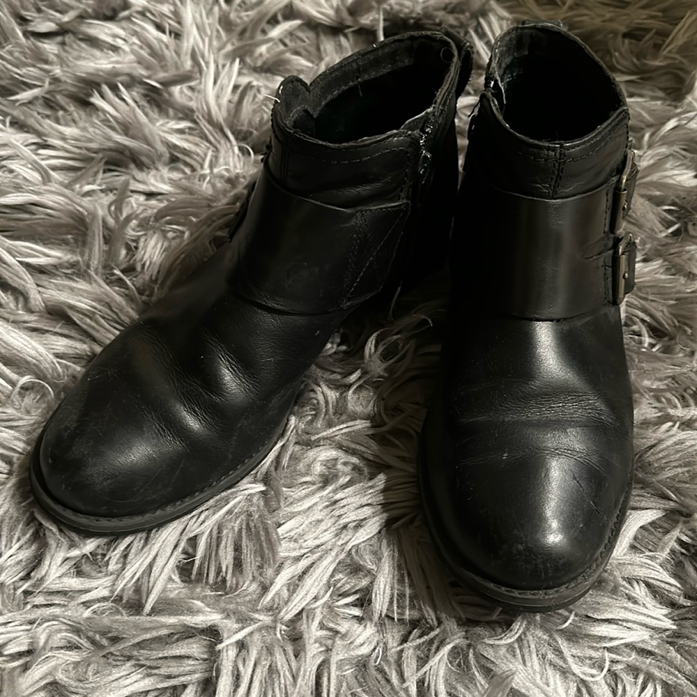 Black Timberland Ankle Boots